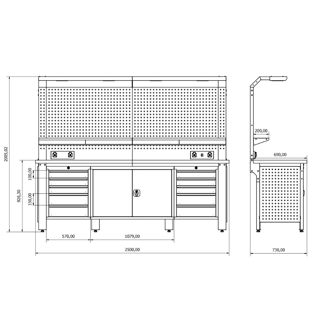 schwerwerk-combo-2501-g2500-technical